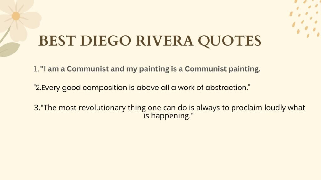 Best Diego Rivera Quotes