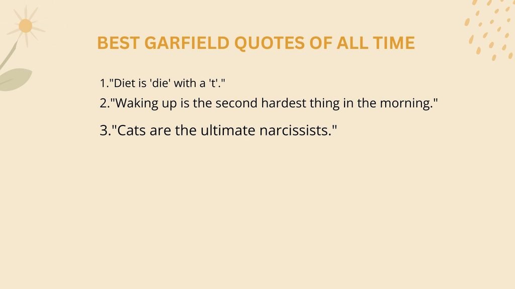 Best Garfield Quotes of All Time