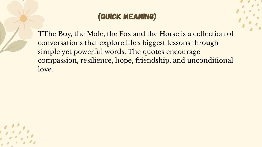 Quick Meaning