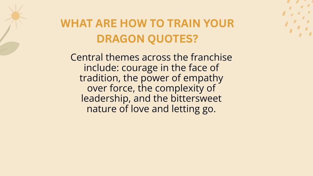 What Are How to Train Your Dragon Quotes?