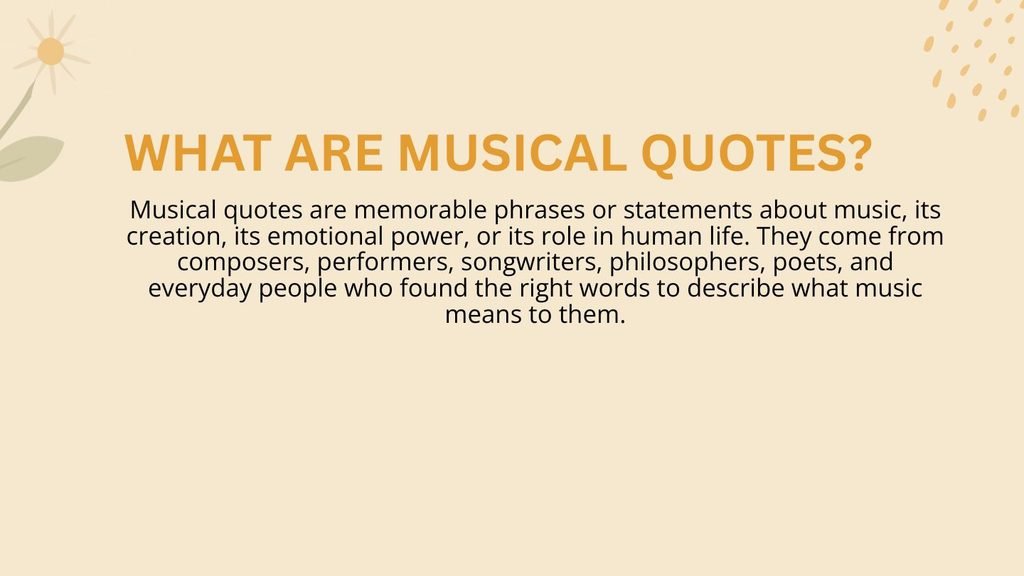 What Are Musical Quotes?